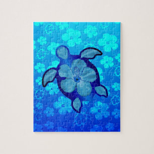 Puzzle Tortue et ketmie hawaïennes de Honu