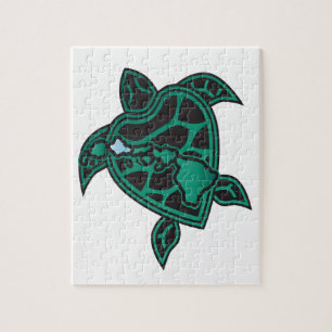 Puzzle Tortue hawaïenne et îles Hawaii