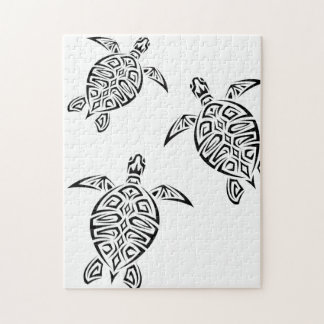 Puzzle Tortues Tatoos Tribal Animal