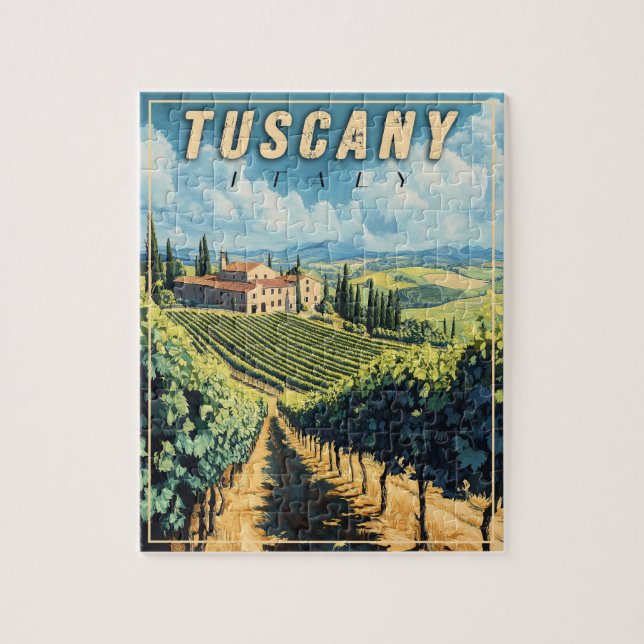Puzzle Toscane vintage Italie (Vertical)