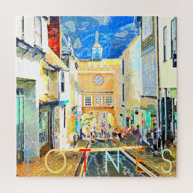 Puzzle Totnes, Devon, Royaume-Uni (Vertical)
