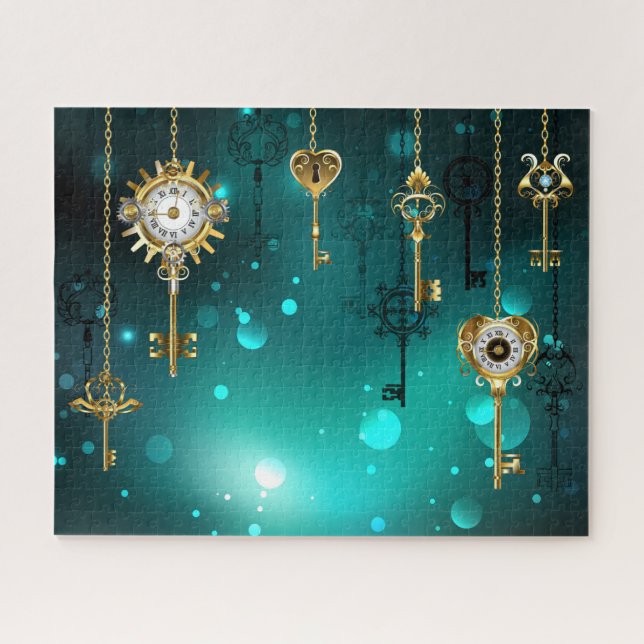 Puzzle Touches de squelette antique sur Arrière - plan ve (Horizontal)