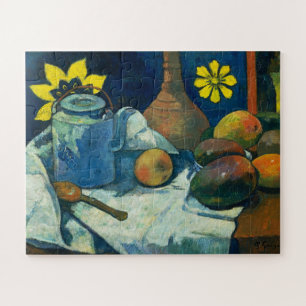 Puzzle Toujours la vie avec théière et fruits, Paul Gaugu