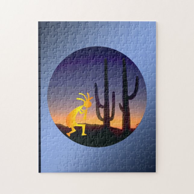 Puzzle Tour Cactus et Kokopelli (Vertical)