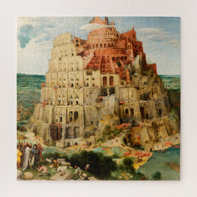 Puzzle Tour de Babel par Peter Bruegel l'Ancien (Vertical)