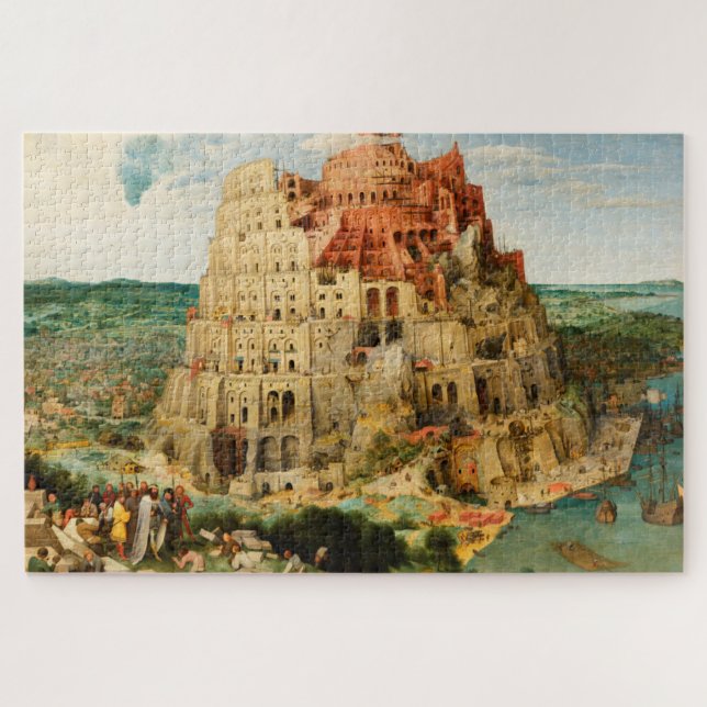 Puzzle Tour de Babel par Peter Bruegel l'Ancien (Horizontal)
