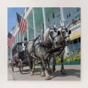 Puzzle Tour de chariot d'île de Mackinac - 20x20 - PC 676