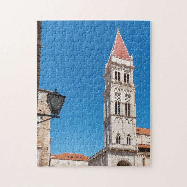 Puzzle Tour de la cathédrale Saint-Laurent à Trogir - Cro (Vertical)