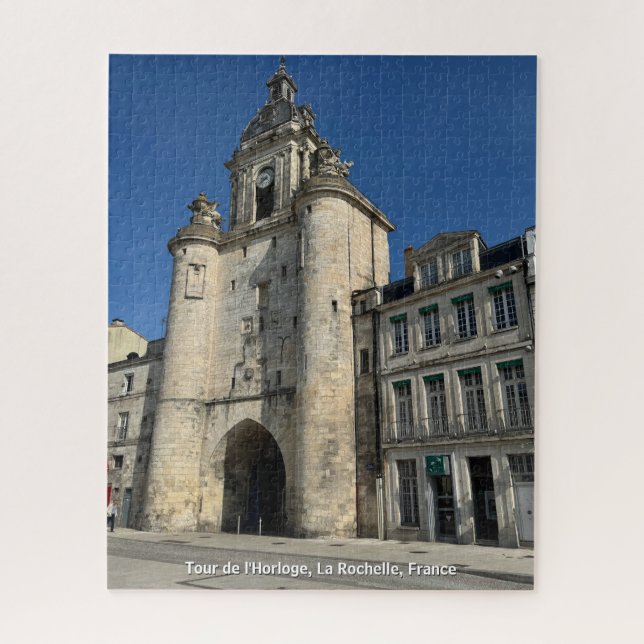 Puzzle Tour de l'Horloge, La Rochelle, France (Vertical)