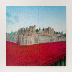 Puzzle Tour de Londres Coquelicots de Novembre
