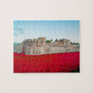 Puzzle Tour de Londres Coquelicots de Novembre