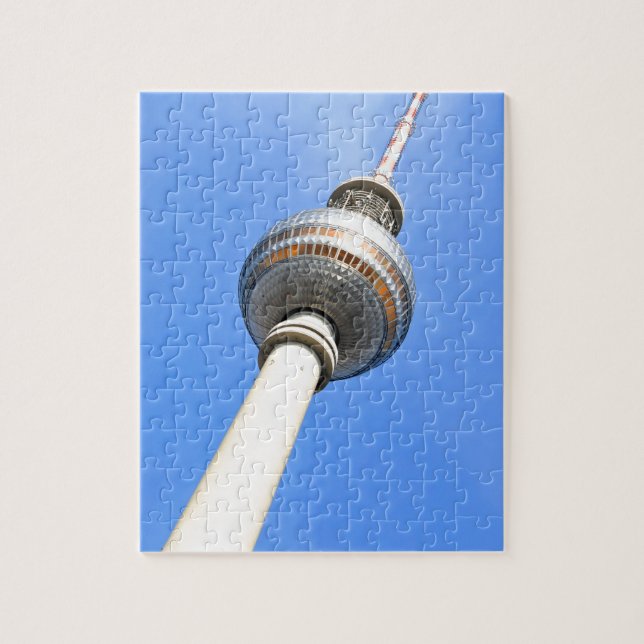 Puzzle Tour de télévision (Fernsehturm) à Berlin, Allemag (Vertical)