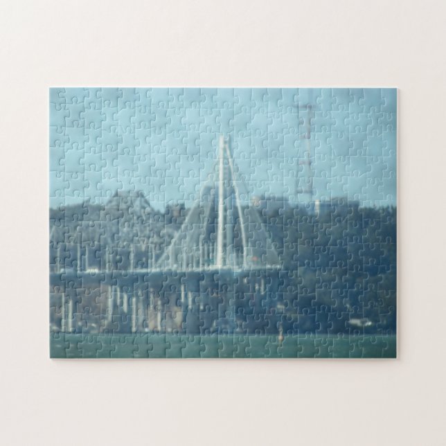 Puzzle - Tour du pont d'Oakland Bay (Horizontal)