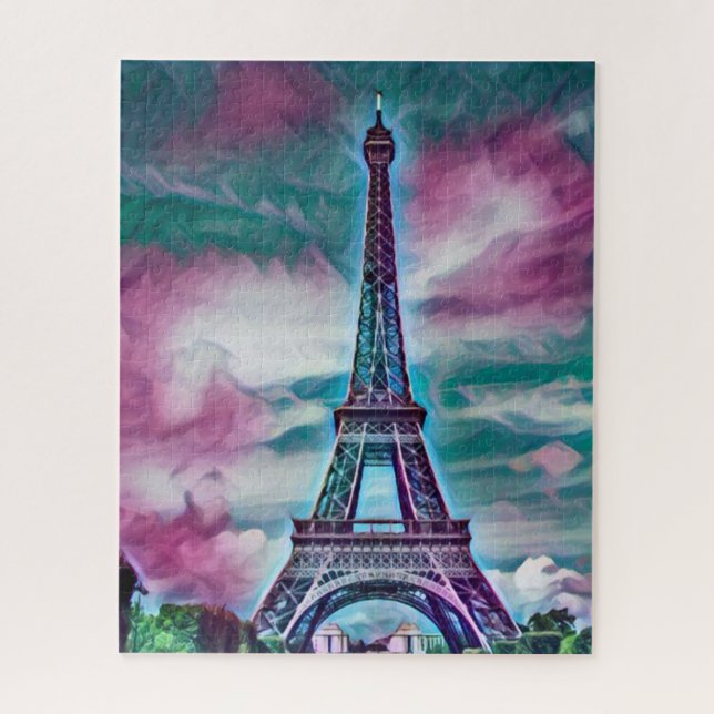 Puzzle Tour Eiffel Abstraite   (Vertical)