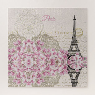 Puzzle Tour Eiffel, Paris Magnolia Rose