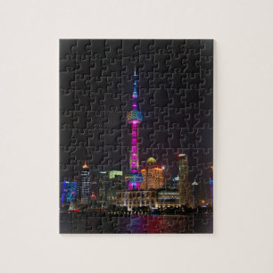 Puzzle Tour orientale de perle - Changhaï - 8x10 - 110