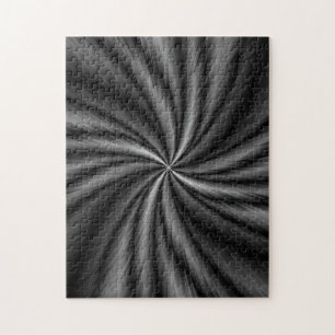 Puzzle Tourbillon en noir et blanc