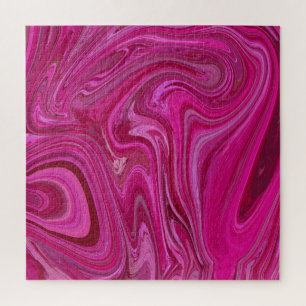 Puzzle Tourbillons roses