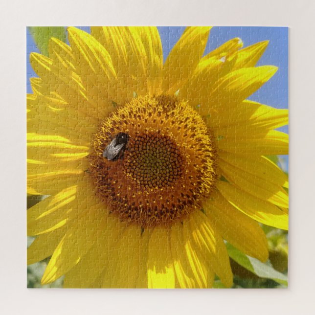 Puzzle Tournesol jaune (Vertical)