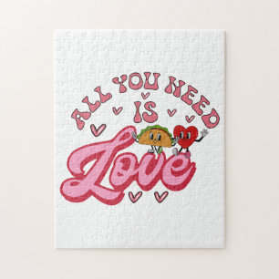 Puzzle Tout ce dont vous avez besoin est T-shirt d'amour