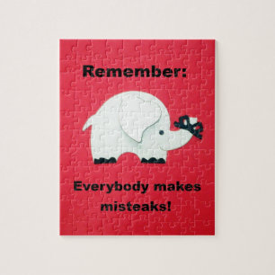 Puzzle Tout le monde commet des erreurs.