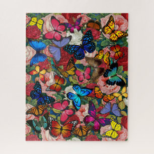 Puzzle Toute la conception des papillons et des papillons