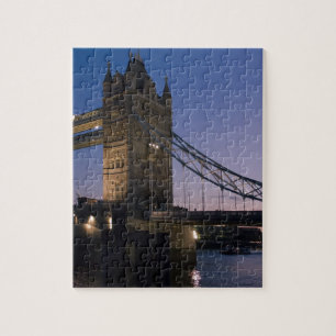 Puzzle Tower Bridge Londres Angleterre Water Night City