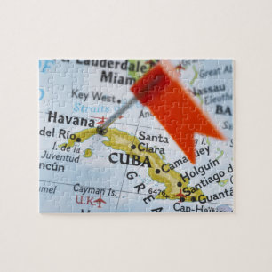Puzzle Tracez la goupille placée à La Havane, Cuba sur la