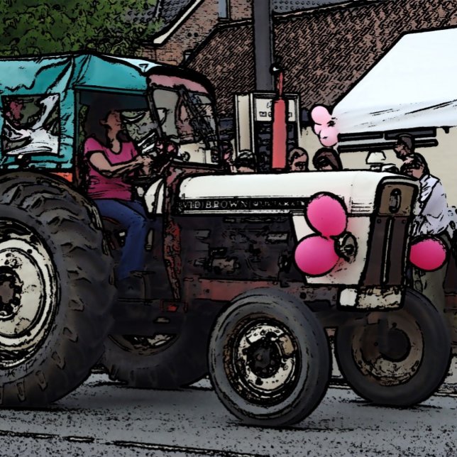 Puzzle tracteur vintage Gray massey fergison (Créateur téléchargé)