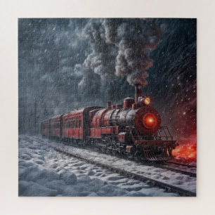 Puzzle Train à neige