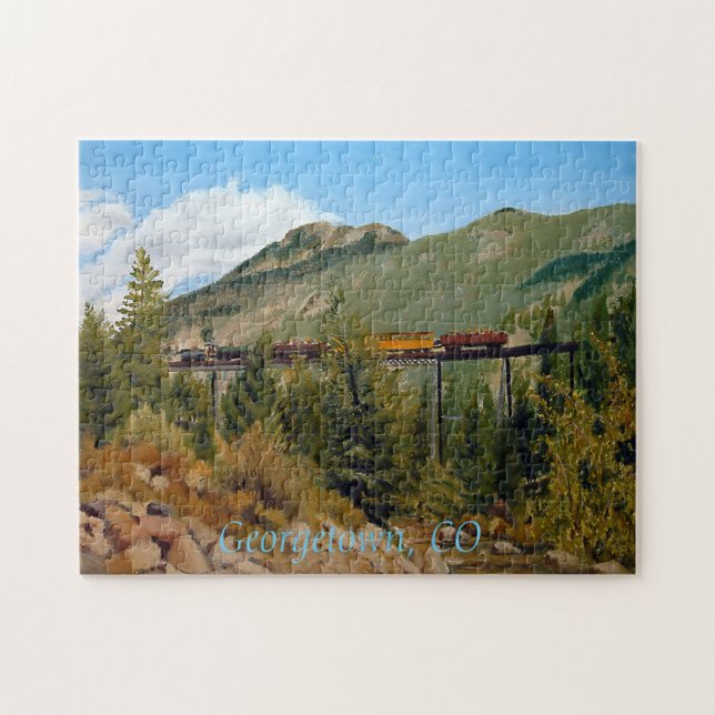 Puzzle Train à vapeur historique de Georgetown Colorado (Horizontal)