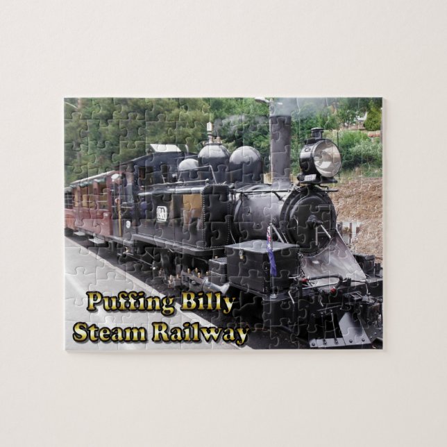 Puzzle Train historique de soufflage de vapeur de Billy (Horizontal)