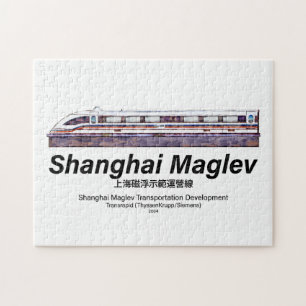 Puzzle Train rapide à grande vitesse SMT Maglev Shanghai