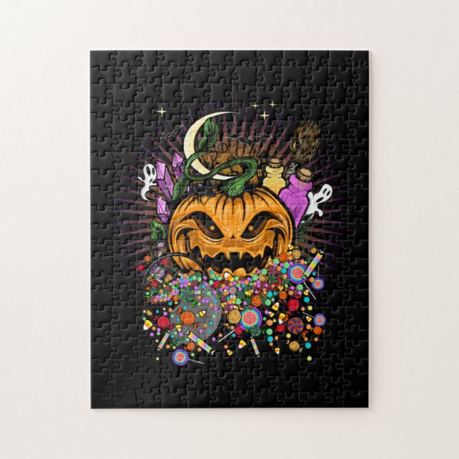 Puzzle Traitements d'Halloween (Vertical)
