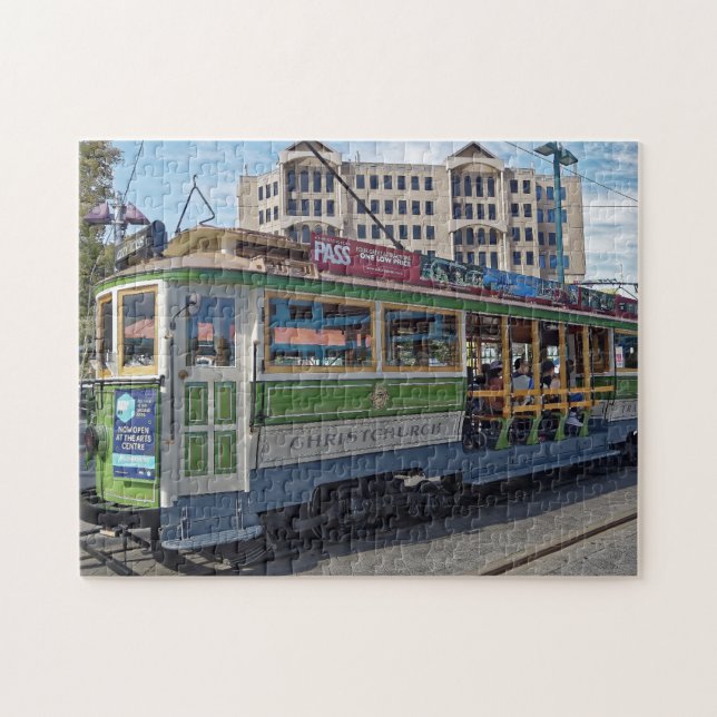 Puzzle Tram, Christchurch, Nouvelle-Zélande (Horizontal)