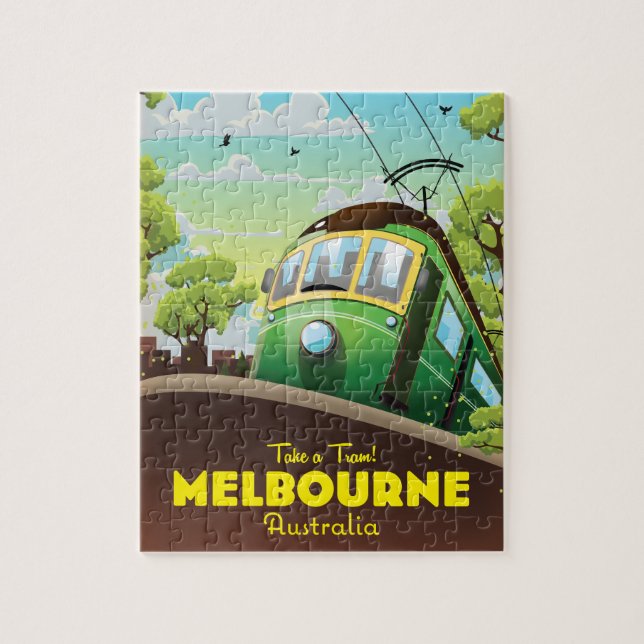 Puzzle Tramway de Melbourne Australie (Vertical)