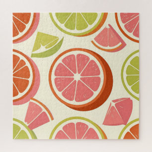 Puzzle Tranches de pamplemousse orange citron vert vibran