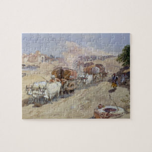 Puzzle Transport de coton, Inde, 1862 (la semaine