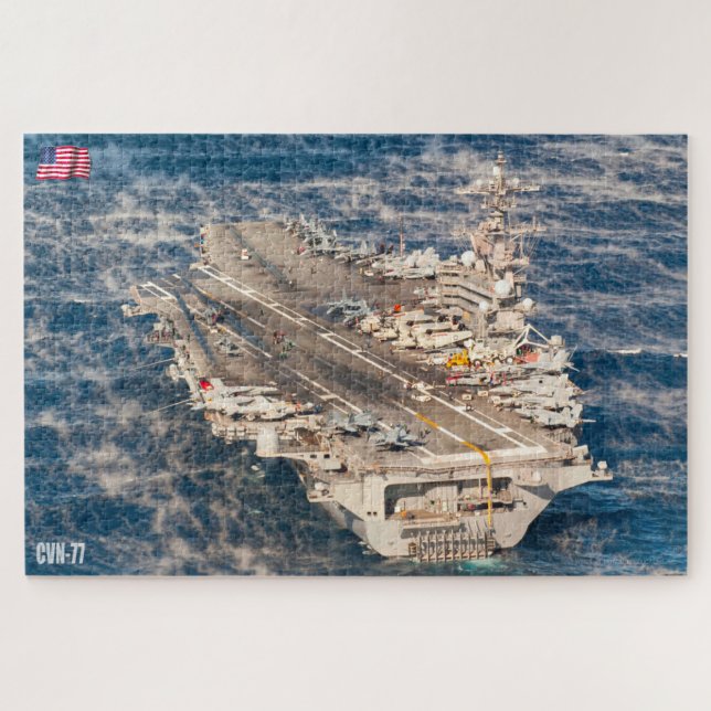 Puzzle TRANSPORTEUR D'AÉRONEF AMÉRICAIN - CVN 77 (20 x 30 (Horizontal)