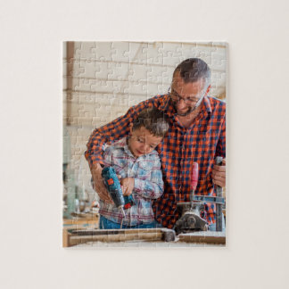 Puzzle Travail du bois Jigsaw PuzzlesI Père&Son à l'ateli