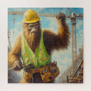 Puzzle Travailleur de construction Bigfoot