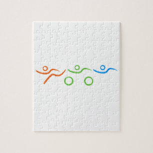 Puzzle Triathlon cool et design unique