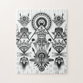 Puzzle Tribal autochtone Abstrait