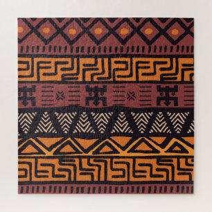 Puzzle Tribal de Bohême coloré géométrique