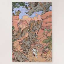 Puzzle Triceratops