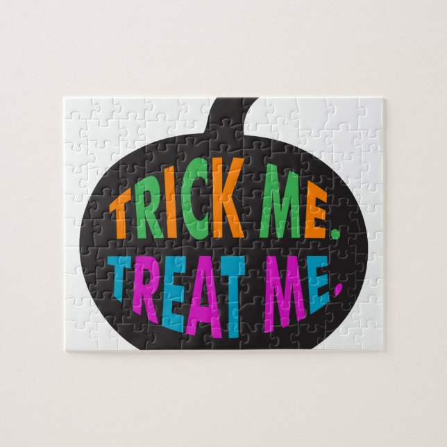 Puzzle Trick Me Treat Me Multi-Color (Horizontal)