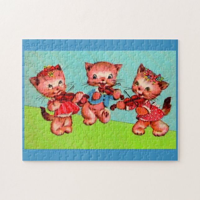 Puzzle trio de violonistes kitten (Horizontal)