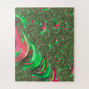 Puzzle Tripant Funky Psychédélique Groovy Spirale Art Fra