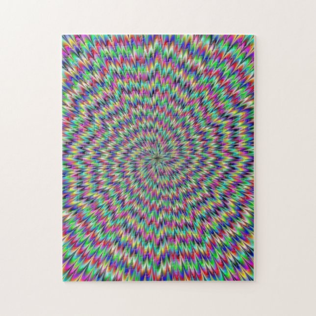 Puzzle Trippy Colorful (Vertical)