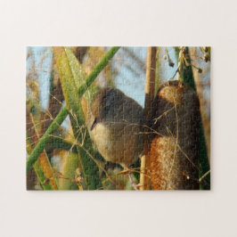 Puzzle Troglodyte des marais B3 dans les quenouilles